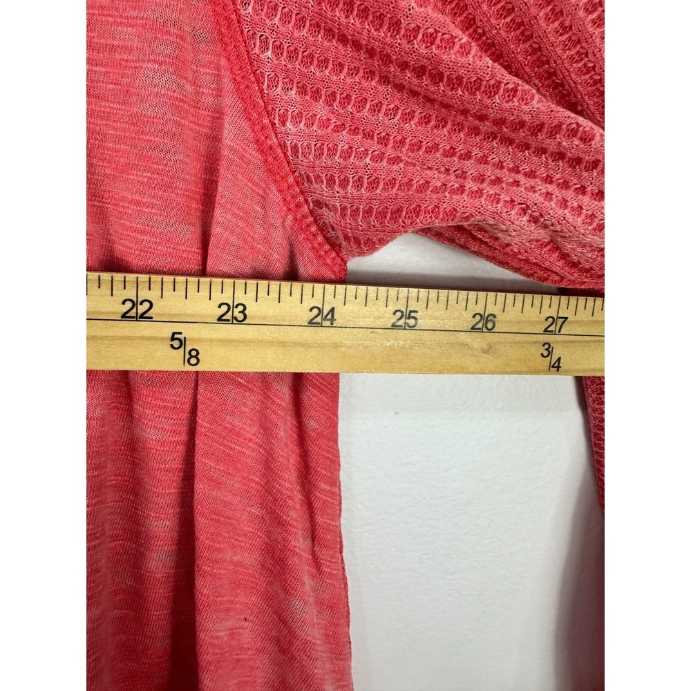 Deborah Glassman DG Waffle Knit Tunic Top XL Lagenlook Asymmetrical‎ Sharkbite - Picture 9 of 9